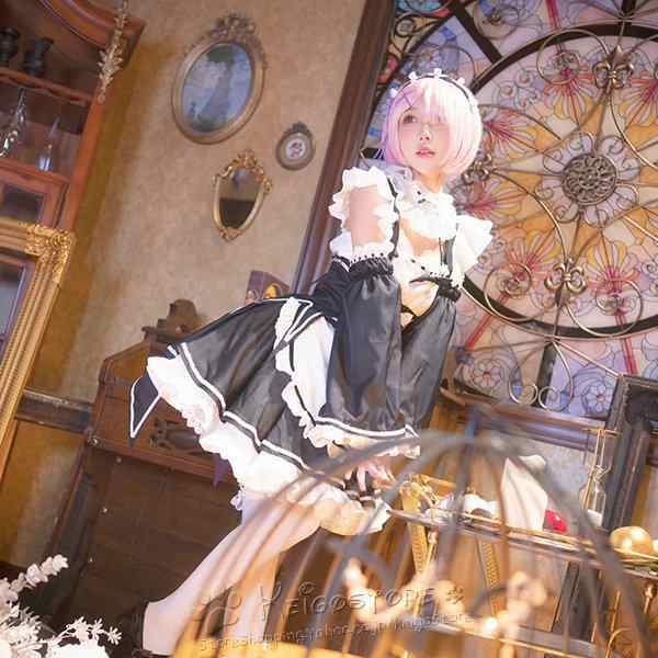 Re:ゼロから始める異世界生活 風 ラム メイド服 コスプレ 衣装